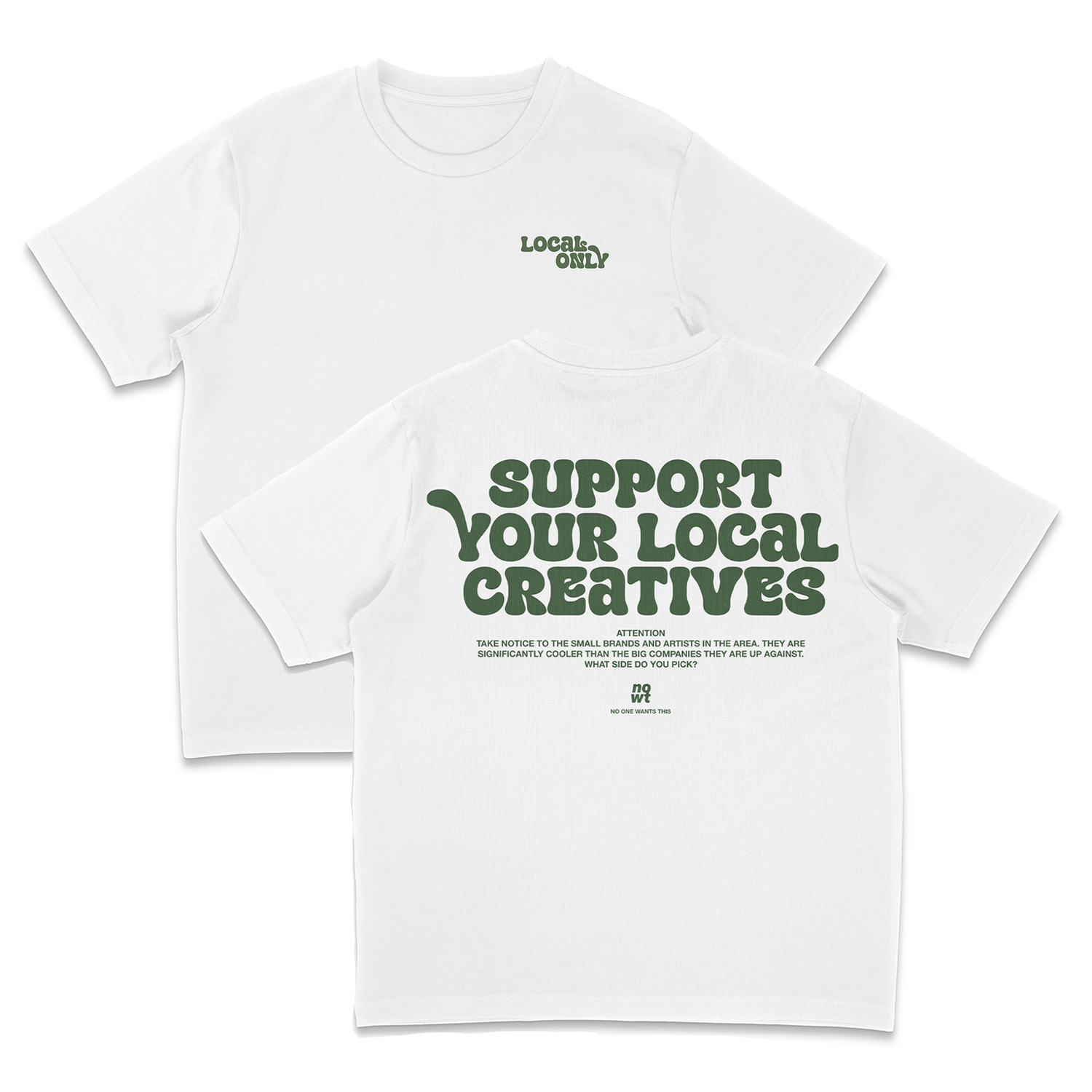 LOCALS ONLY T-SHIRT — nowt